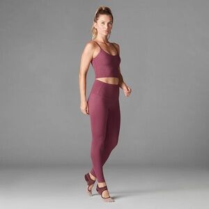 Tavi Cami Bra Top in Garnet Python Print Luxe Comfort Yoga Barre Pilates NEW